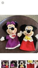 Vintage Plush Mickey Mouse Minnie Mouse Hand Puppets The Walt Disney Company picture