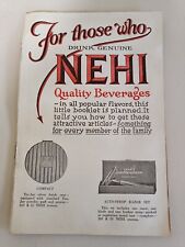 NEHI Beverages Premium Catalog Booklet Illustrated Vintage 1930's Print picture