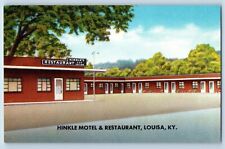 Louisa Kentucky KY Postcard Hinkle Motel Restaurant Building General View 1940 picture