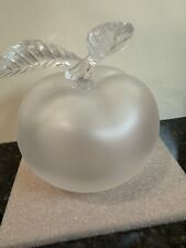 Lalique 20th Century French Glass Apple For Nina Ricci Perfume Bottle 1952 picture