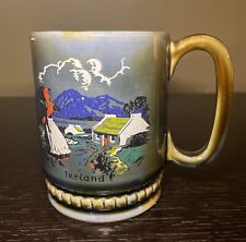 Vintage Wade Irish Country Landscape Porcelain Coffe Mug picture