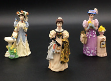 Avon President's Club  Mrs. Albee Celebrations 1998 2000 2001 Figurines Set of 3 picture