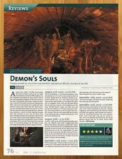 2009 Demon's Souls PS3 Print Ad/Poster Authentic Video Game Promo Wall Art 00s picture