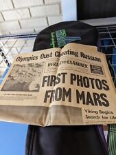 Vintage Los Angeles Herald Examiner July 20, 1976. First Photos From Mars  picture