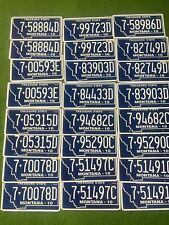 LOT OF 24 (TWENTY-FOUR) 2010 MONTANA LICENSE PLATES (A37) picture