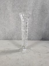 Vintage  Clear Crystal Footed Bud or Flower Vase 8