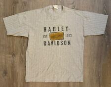 Harley-Davidson Vtg Herringbone Heavy Knit USA Made Shirt Men’s Large USA Made picture