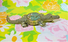 FAB Mid Century Panama City Beach Florida Metal Souvenir Alligator Bottle Opener picture