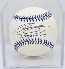 Steve Weatherford NY Giants Autographed Joe DiMaggio Baseball JSA COA picture