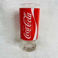 Vintage Enjoy Coca-Cola Coke Drinking Glass 6 1/2