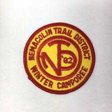 1982 Nemacolin Trail District WINTER CAMPOREE Badge ▪ Vtg PA Boy Scouts Patch picture
