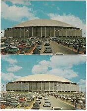 (2) Uncommon Variations Houston Astros Astrodome Baseball Stadium Postcards picture