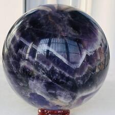1760g Natural Dream Amethyst Quartz Crystal Sphere Ball Healing picture