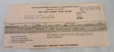 1943 Remington Arms pay check Anderson WWII picture