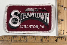 Vintage Steamtown USA Scranton Pennsylvania Patch Railroad Train Travel Souvenir picture