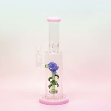 Blue Rose Bong with Pink Accents; Beauty and the Beast picture