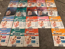 Rare Vintage Heinz 57 Baby Food Box Wrappers New Old Stock Unused Lot Of 19 picture