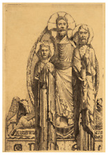 A Vintage Engraving Intaglio Print Of the Three Wise Men Signed Kimball picture