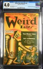 WEIRD TALES #200 (V35 #10) CGC 4.0 CLASSIC BOK ROBOT COVER PULP JULY 1941 HITLER picture