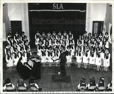 1965 Press Photo St. Louis Academy Student Chorus Rehearses for Concert picture