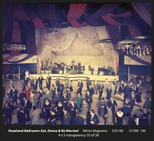 KF4-56 Roseland Ballroom Dancing 1960 NY MIRROR Orig 4x5 Color Transparency picture