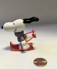 Peanuts Snoopy Skiing  Plastic United Features Kids Toy Vintage 1958 66 picture