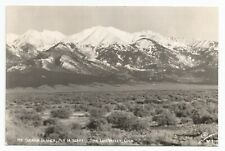 Mt. Sierra Blanca Alt 14,363' San Luis Valley, Colorado Real Photo Postcard RPPC picture