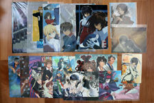 Lot of 9 Shitajiki Pencil Board & 7 Clear Files Folder from Various Anime Manga picture