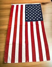 Vtg Annin FMAA Certified American Flag 30% Cotton 50 STARS 33.5