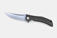 BESTECH KNIVES SCIMITAR LINERLOCK KNIFE BLACK G-10 (3.75