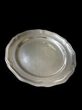 Wilton Armetale Queen Ann Pewter 14.25 In Diameter 12-Sided Scallop Edge 1987 picture