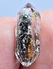 8.15 CT Extremely Rare D/Terminated Fluorescent Petroleum Diamond Quartz Crystal picture