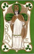 ST. PATRICK'S DAY - Erin Go Bragh St. Patrick's Day Greetings Postcard - 1908 picture