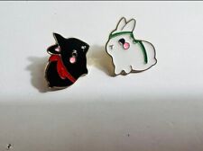 US Seller MDZS Untamed Anime Lan Wang Ji ❤️Wei Wu Xian bunny pins - 2 pcs picture