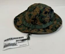 New USMC Marine Corps Woodland MARPAT Field Cover Jungle Boonie Sun Hat Large picture
