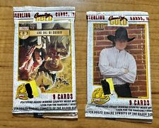 2 Packs 1993 Sterling Country Gold 35th Anniversary Trading Cards - Sealed Packs picture