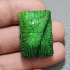 100% Natural Beautiful Brazilian Emerald Carving Emerald 112 Crt Loose Gemstone picture