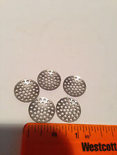 10x EVERLASTING 15mm SMOKING SCREENS PIPE BOWL HONEYCOMB STAINLESS STEEL CONCAVE picture