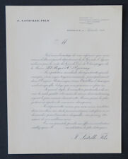 1942 Champagne letter J LATRILLE FILS BORDEAUX billhead recchnun picture