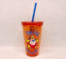 Kellogg's Tony the Tiger They're Great Orange Tumbler with Lid & Straw 2013 picture