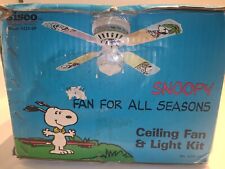  Snoopy Peanuts Ceiling Fan for All Seasons and Light Kit (COMPLETE)  picture