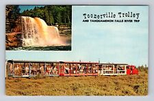 Soo Junction MI-Michigan, Toonerville Trolley, Antique, Vintage Postcard picture