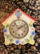 Vintage MasterCrafters Ceramic Clock Movement By Sessions USA picture