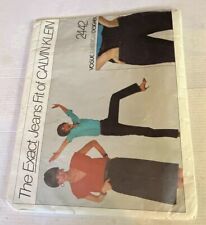 Vintage UNCUT Vogue  CALVIN KLEIN JEANS Size 6 Sewing PATTERN - #2442 - 1980's picture