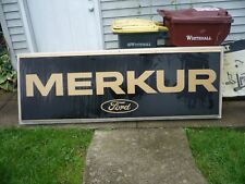  Advertising  MERKUR original plastic dealer sign LARGE 7 ft. by 29 and 1/2 in.  picture