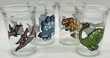 VTG 1988 Welch’s Jelly Glasses, Dinosaurs, Compete Set Of 4 picture
