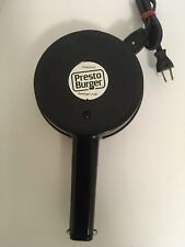 Vintage PRESTO BURGER Hamburger Cooker Electric Made In USA Tested picture