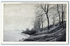 c1950's The Shore of Lake Michigan Algoma Wisconsin WI Vintage Postcard picture