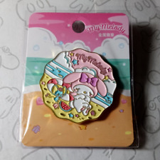 My Melody and Flat the Mouse Sweet Beach Series Sanrio Character Pin picture