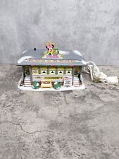 Disney Dept 56 Mickey's Merry Christmas Village Minnie’s Diner 2010 Retired picture